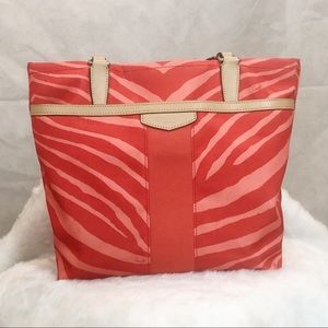 Coach Zebra Print Handbag